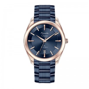 Alexandre Christie AC 8654 Rosegold Blue Man MDBURBU